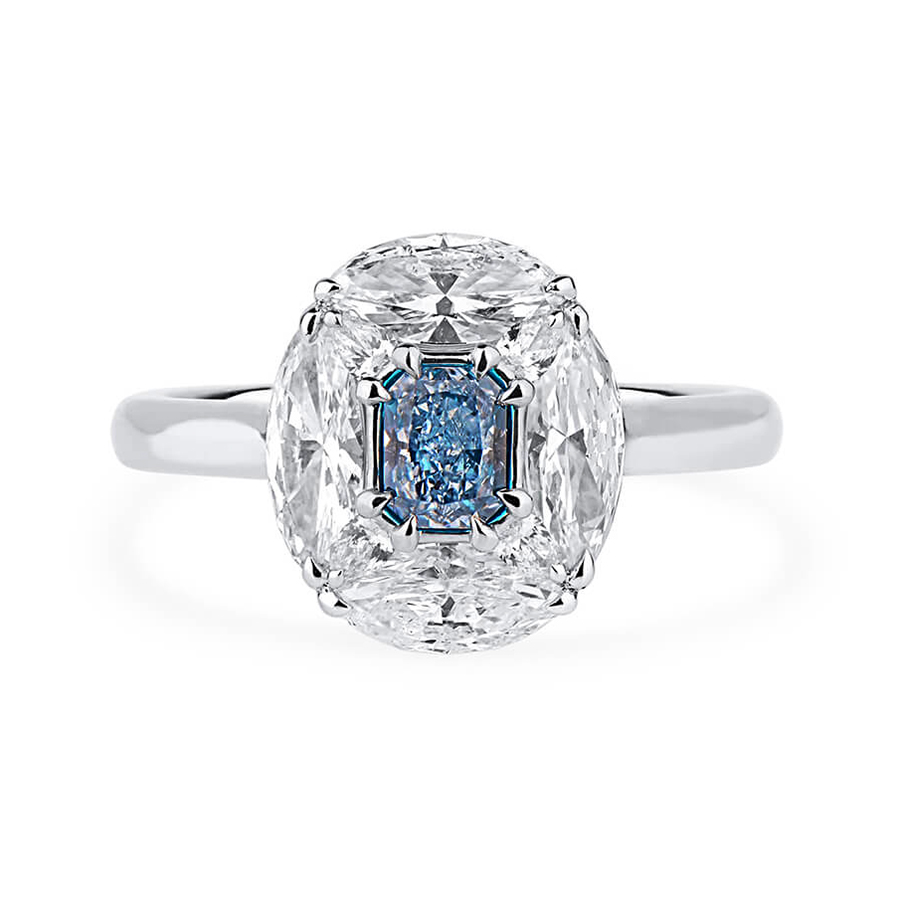 Coloured Diamond Ring